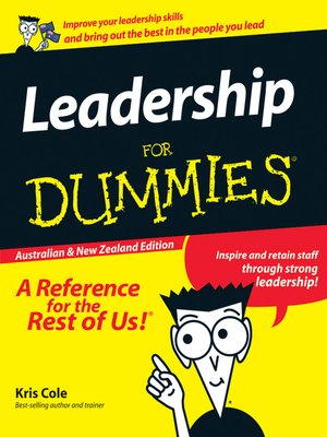cover image of Leadership For Dummies